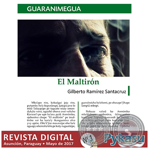 GILBERTO RAMÍREZ SANTACRUZ - Páginas 28 al 29 - PYKASU Nº 1 Mayo 2017